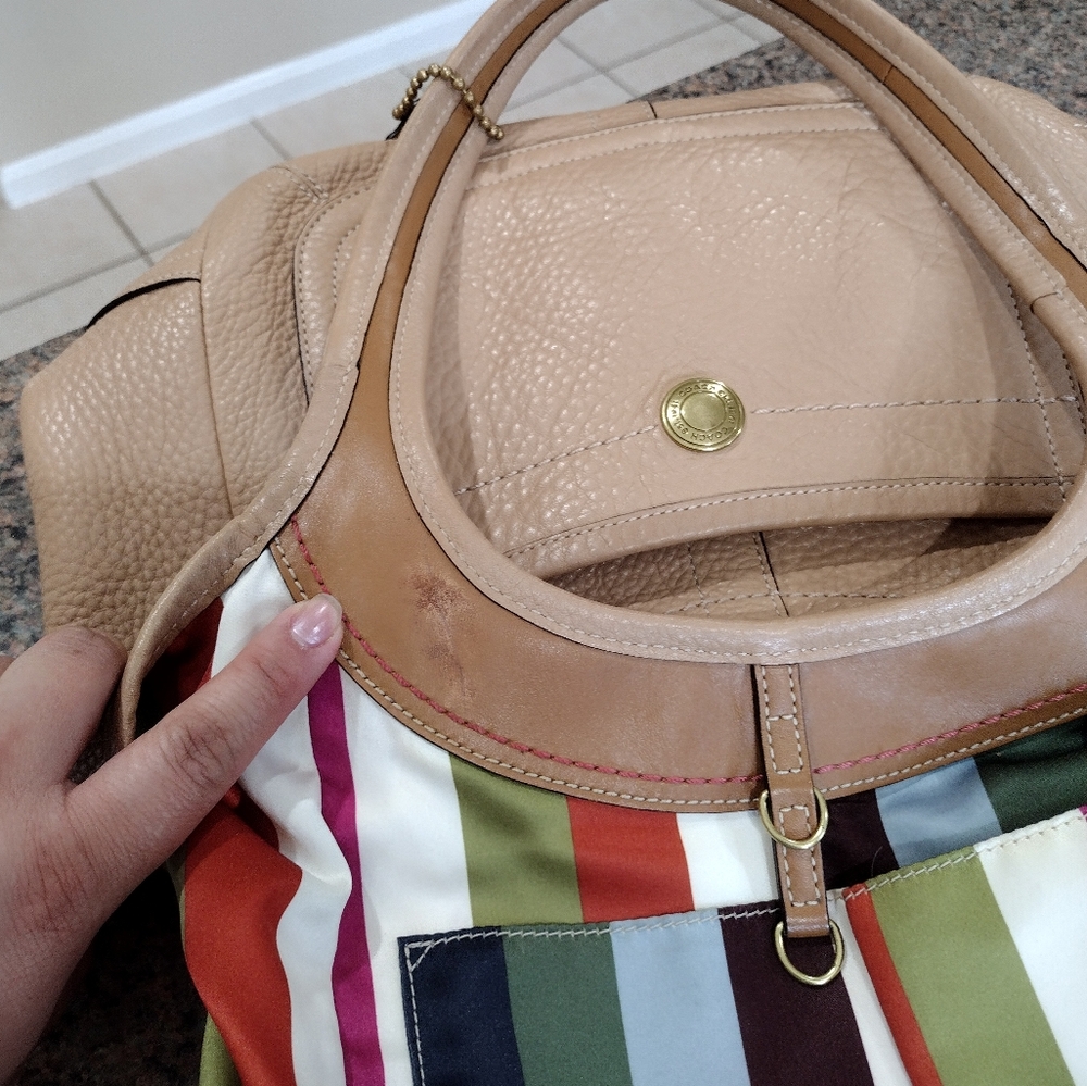 COACH Legacy Pebble Leather Ergo Tote - Picture 17 of 17